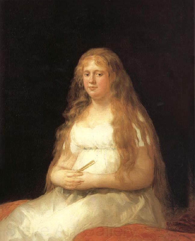 Francisco Goya Josefa Castilla Portugal de Garcini y Wanabrok Spain oil painting art